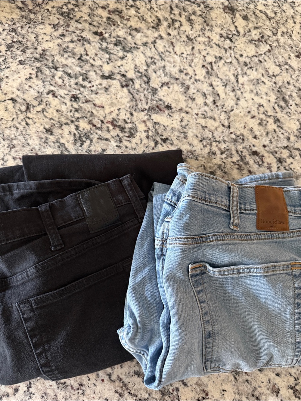 2 pair Goodfellow & Co Athletic total flex Jeans